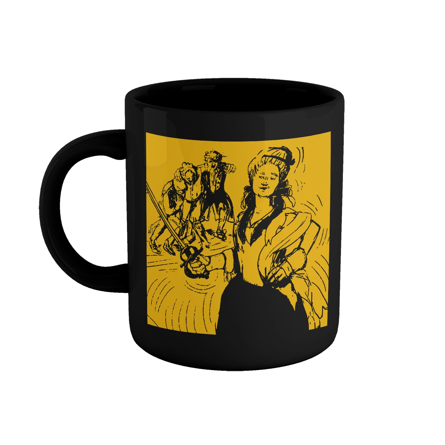 Tasse " La Maupin, die duellierende Opernsängerin"