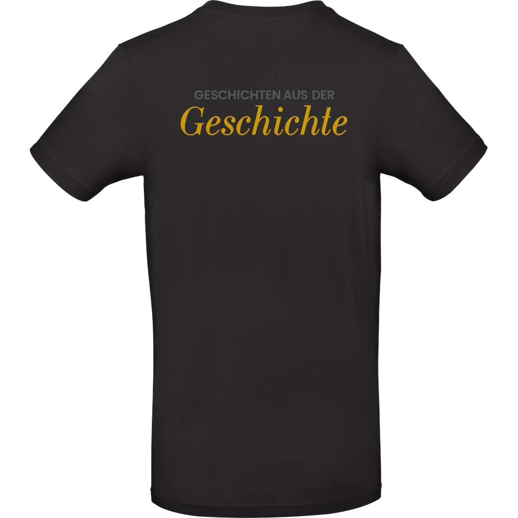 GeschichteFM GeschichteFM - Logo T-Shirt B&C EXACT 190 - Schwarz