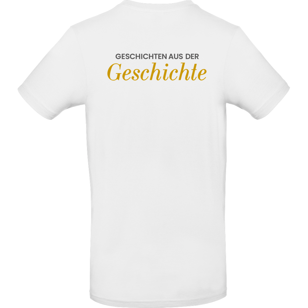 GeschichteFM GeschichteFM - Logo T-Shirt B&C EXACT 190 - Weiß