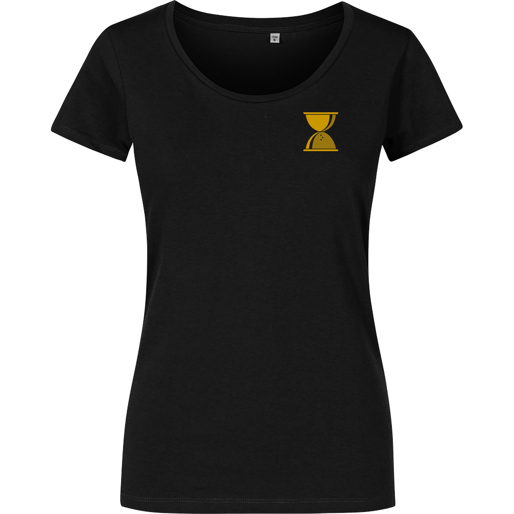GeschichteFM GeschichteFM - Logo T-Shirt Damenshirt schwarz