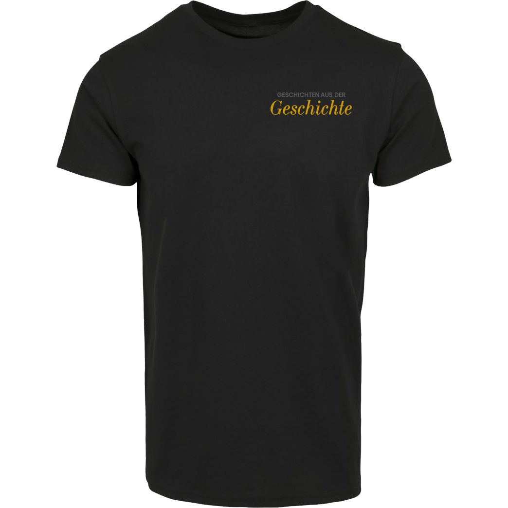 GeschichteFM GeschichteFM - Schriftzug T-Shirt Hausmarke T-Shirt  - Schwarz
