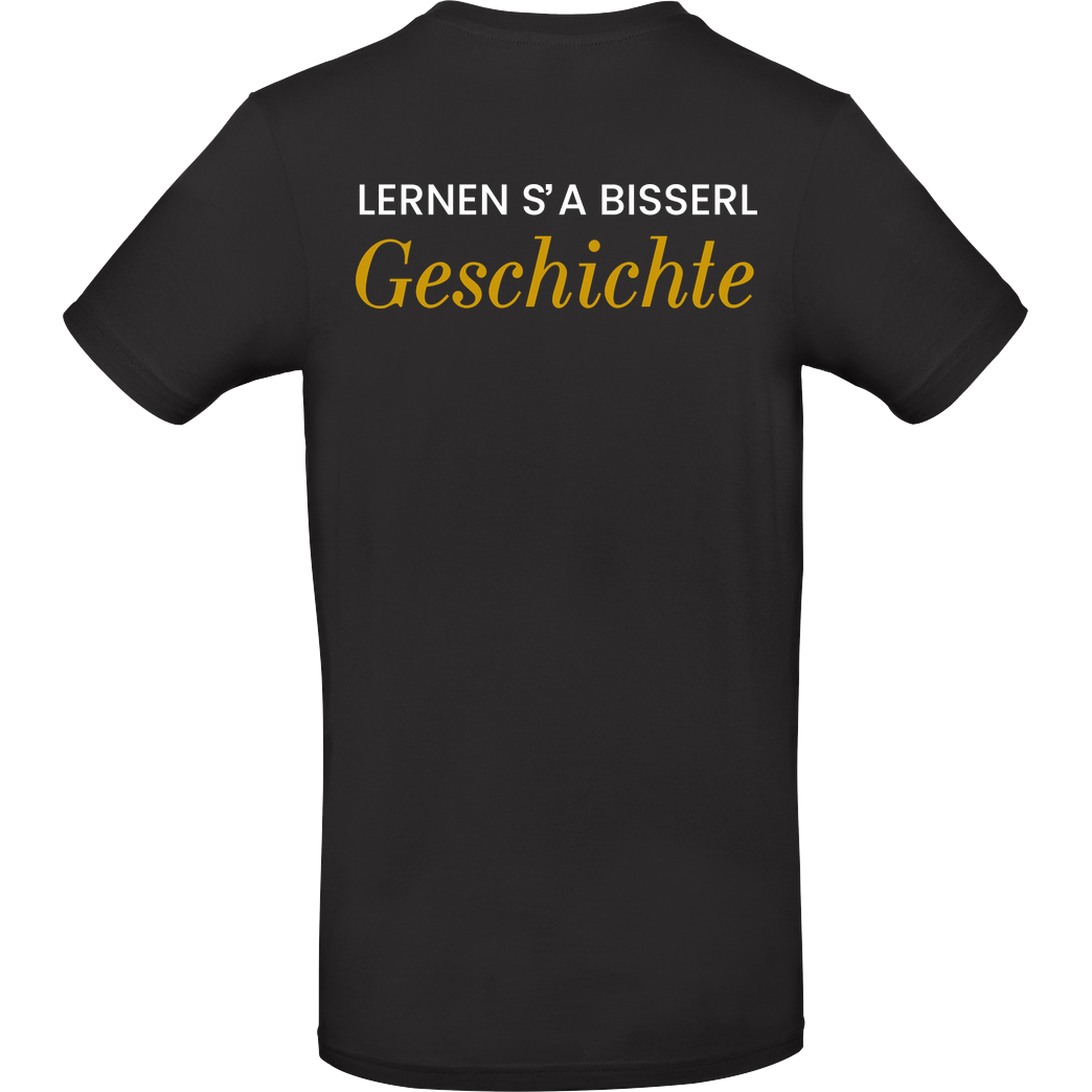 GeschichteFM GeschichteFM - Slogan T-Shirt B&C EXACT 190 - Schwarz