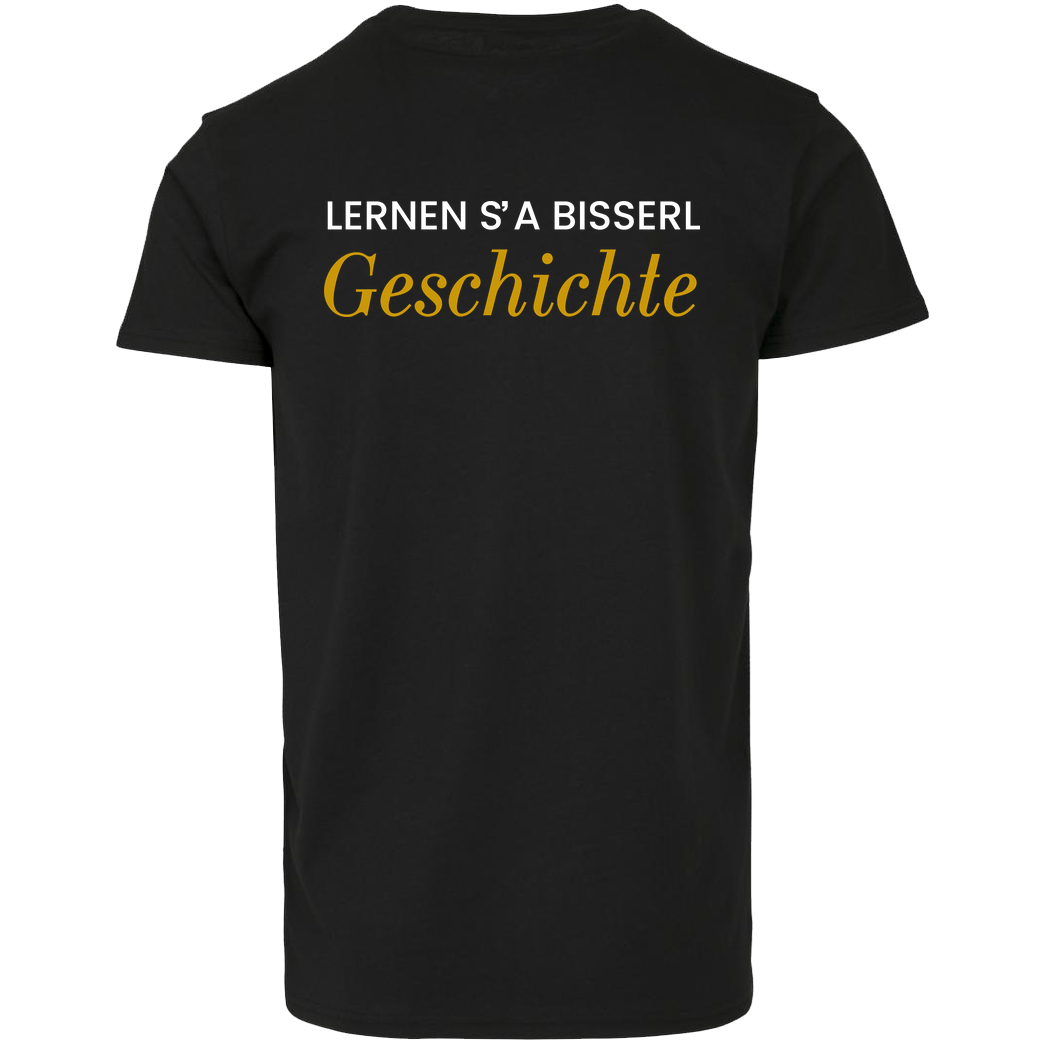 GeschichteFM GeschichteFM - Slogan T-Shirt Hausmarke T-Shirt  - Schwarz