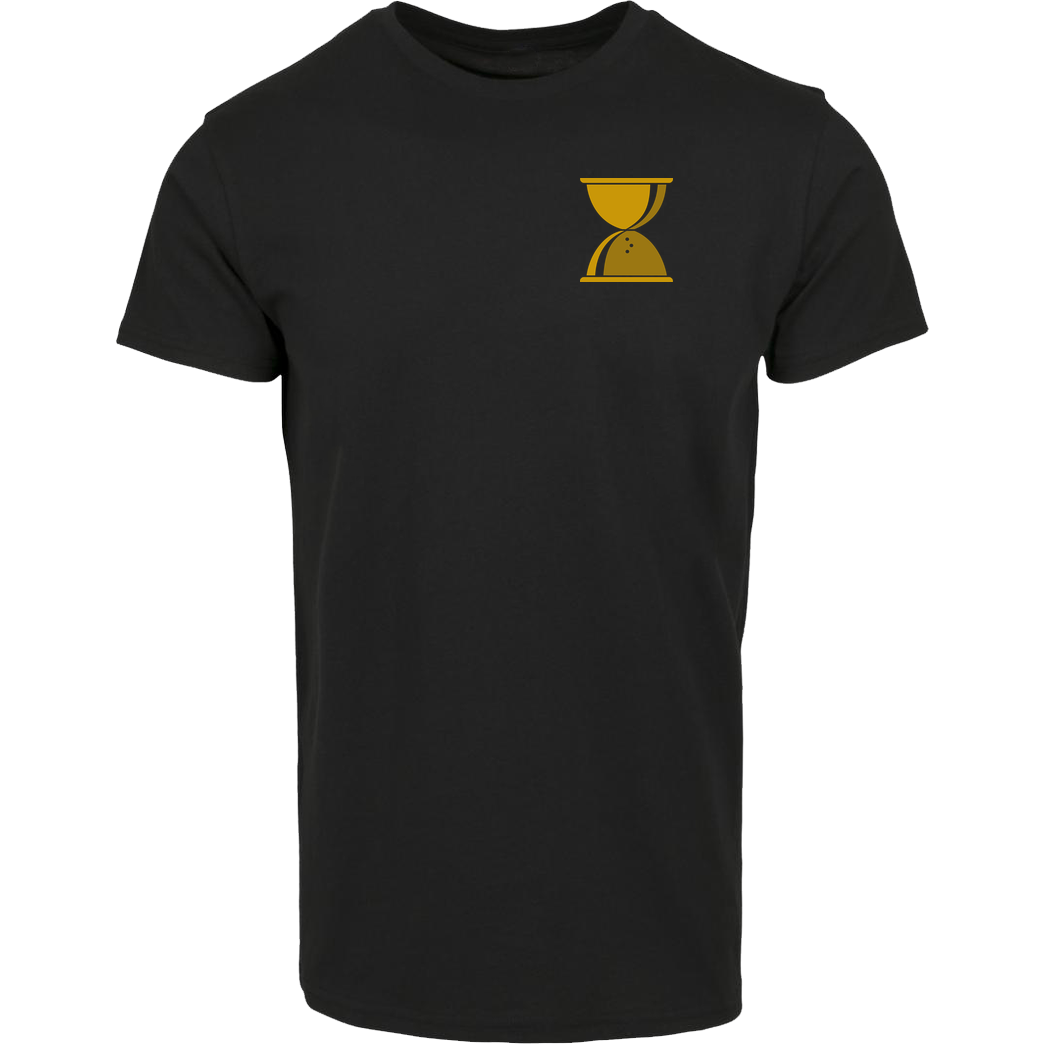 GeschichteFM Geschichten aus der Geschichte - Logo Einseitig T-Shirt Hausmarke T-Shirt  - Schwarz
