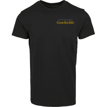 GeschichteFM - Schriftzug House Brand T-Shirt - Black